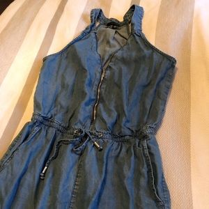Flowy jean jumpsuit (Dynamite)